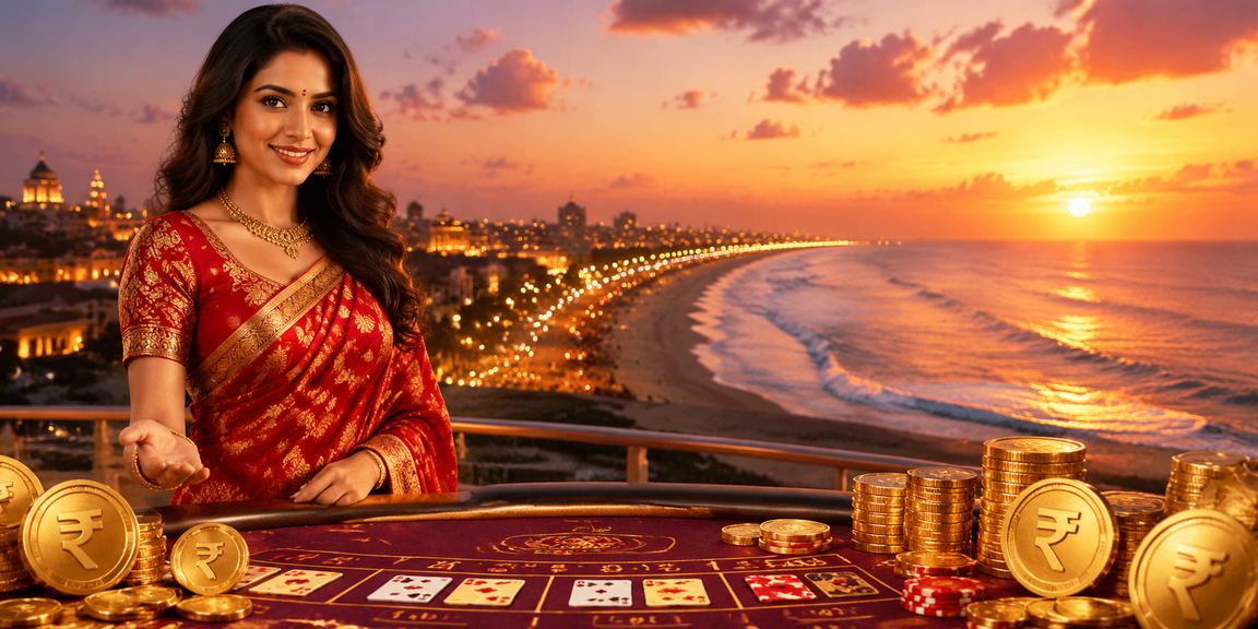 Women playing card game wear traditional saree